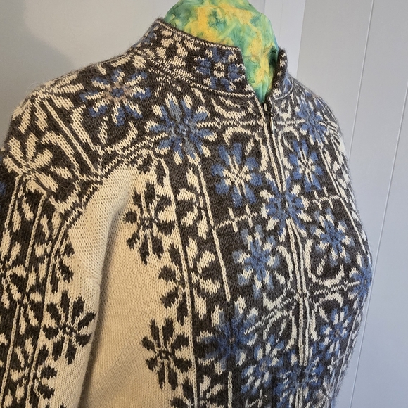 Intiwara 100% Alpaca Wool Sweater. Size L - Picture 7 of 11